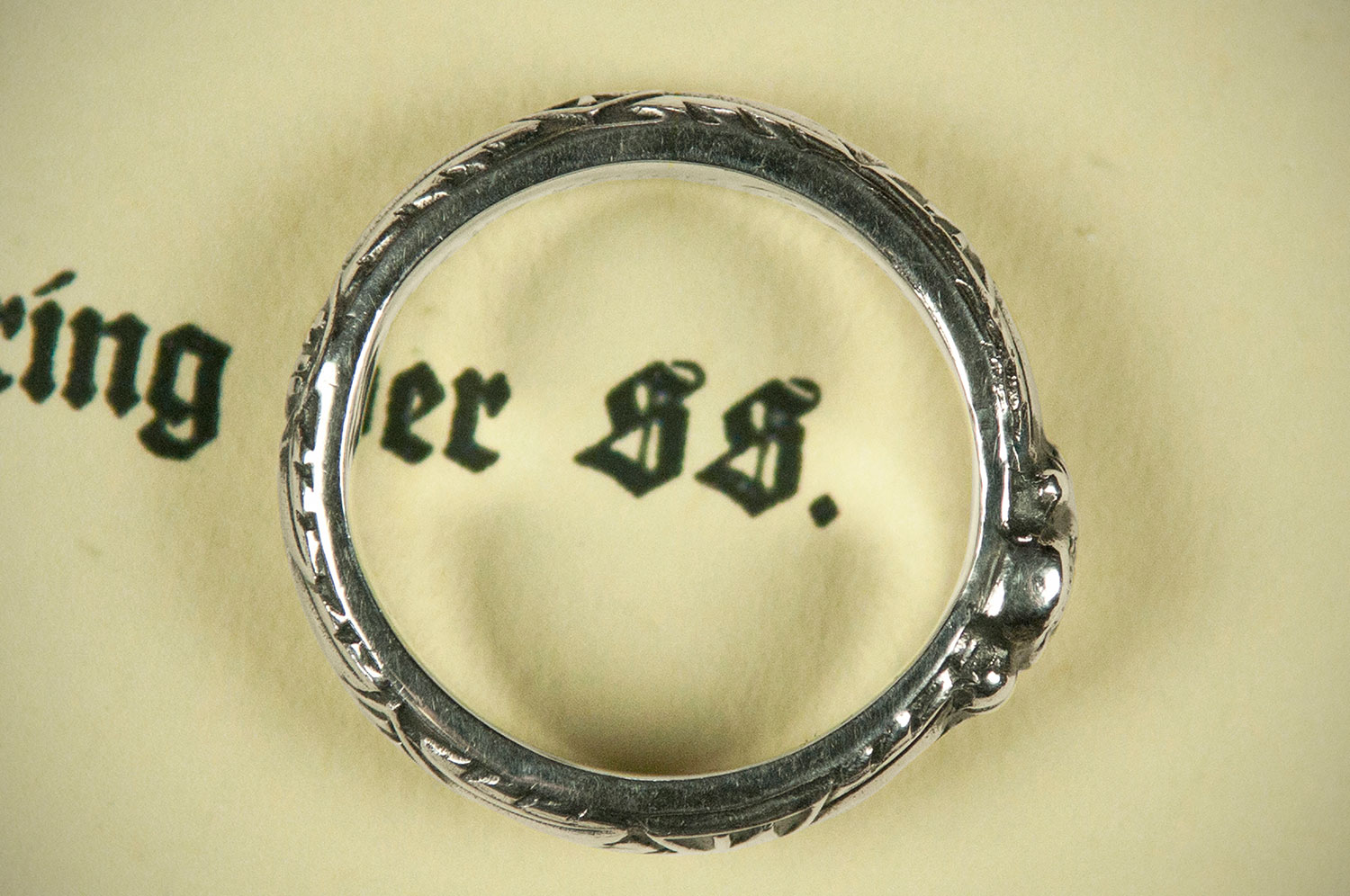 Panzer Meyer SS Honor Ring