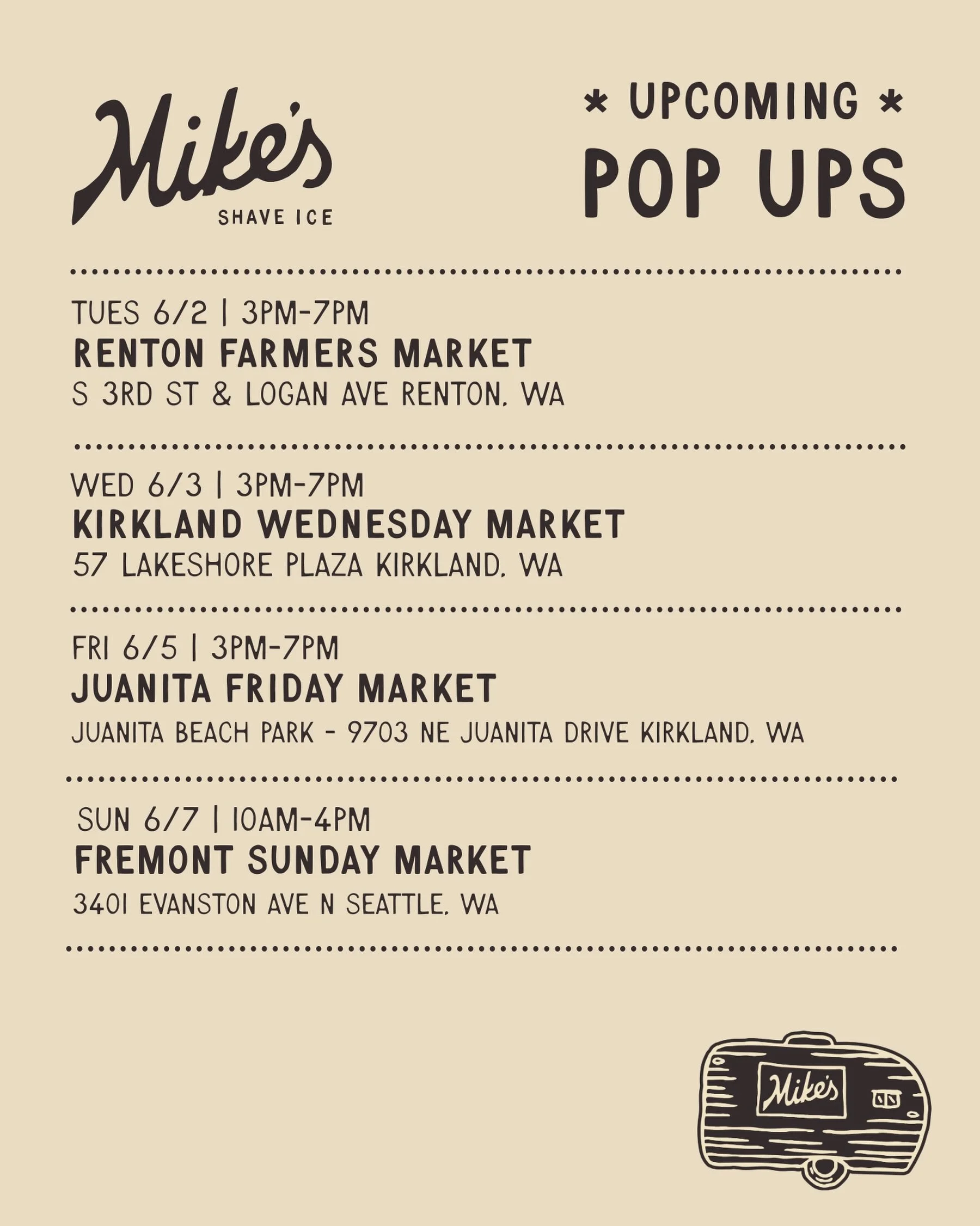 All farmers markets this week! 🤙🏽