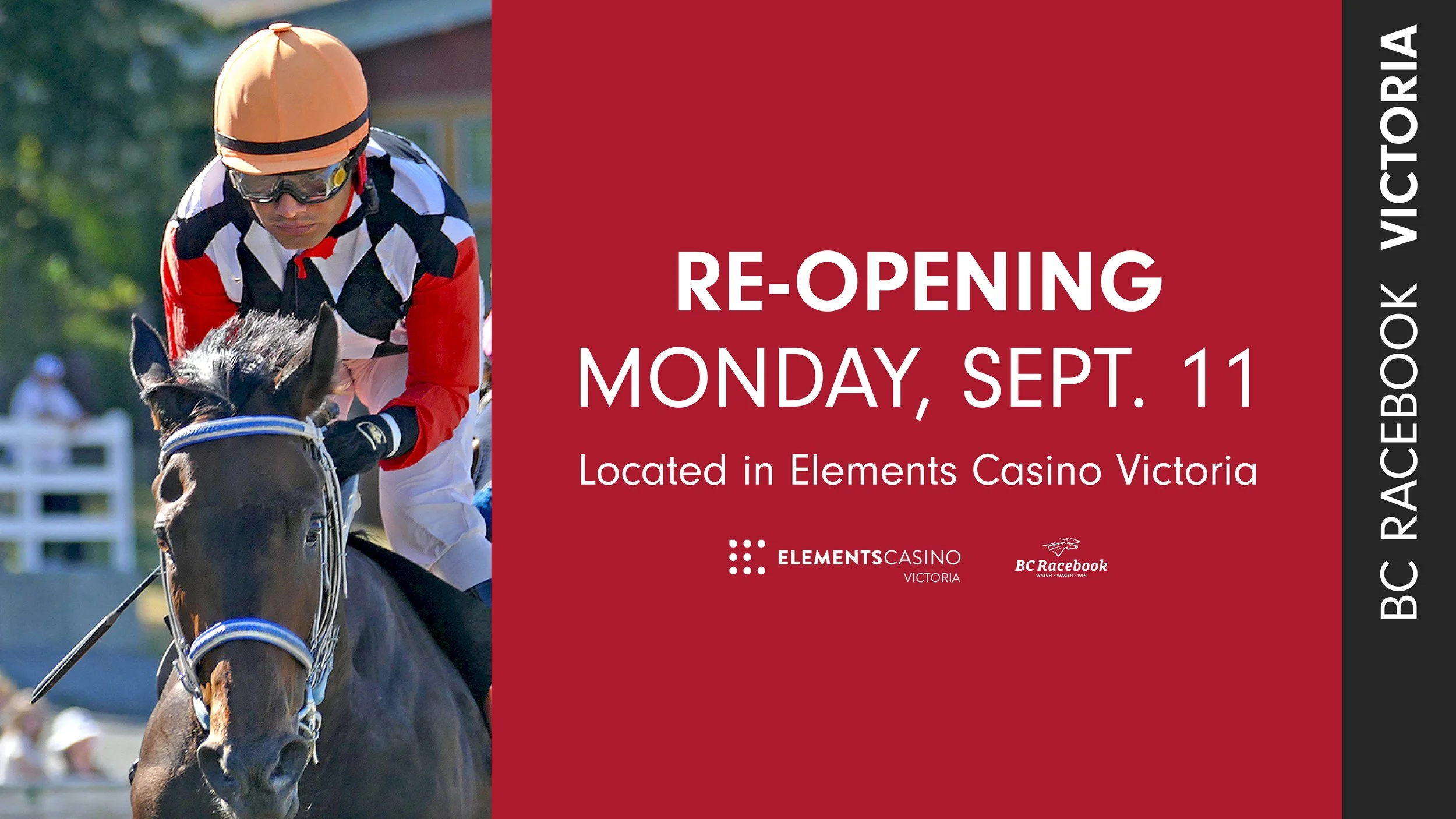 BC Racebook Victoria is Re-opening!