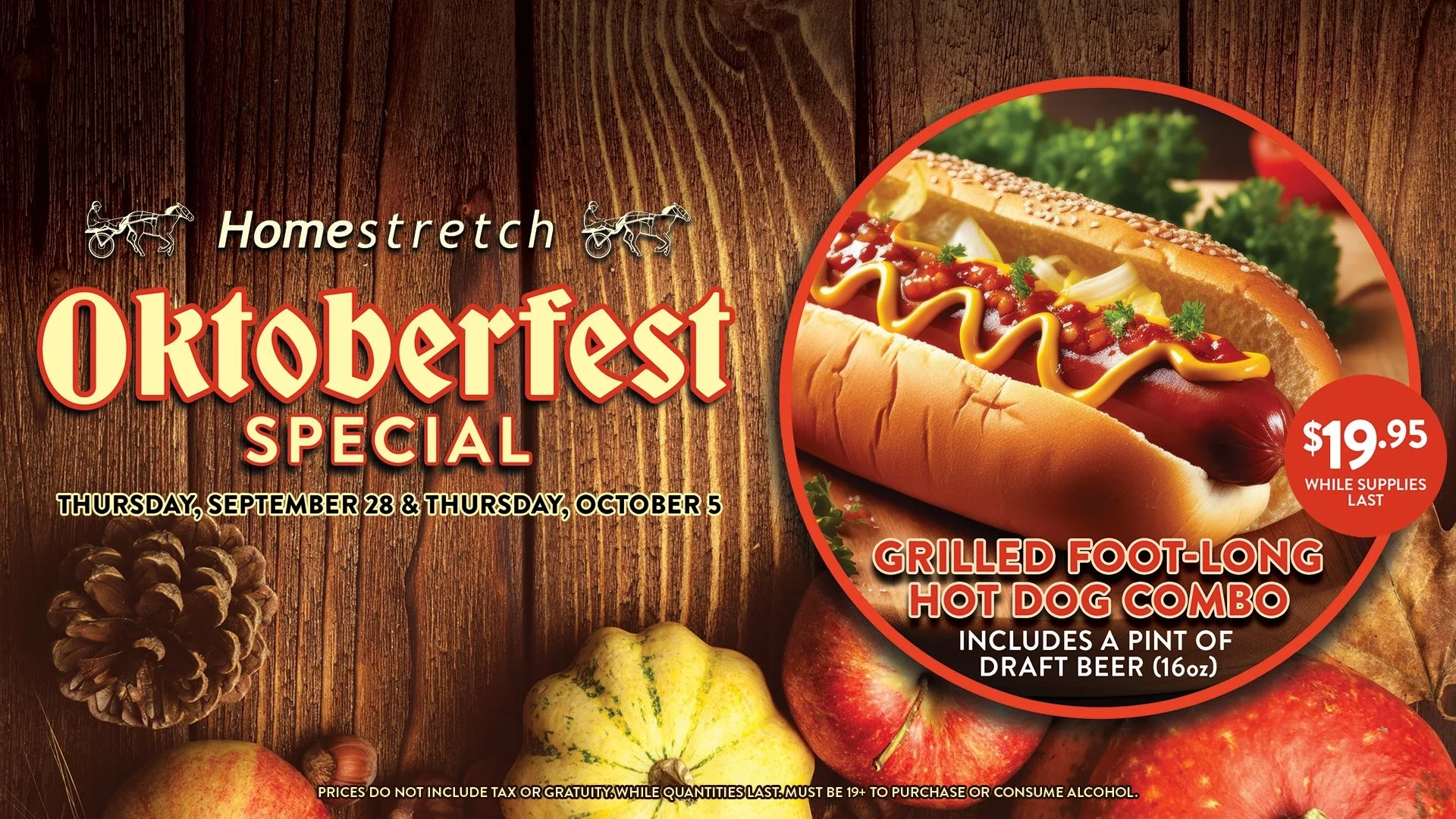 OKTOBERFEST at Fraser Downs (September 28 &amp; October 5)