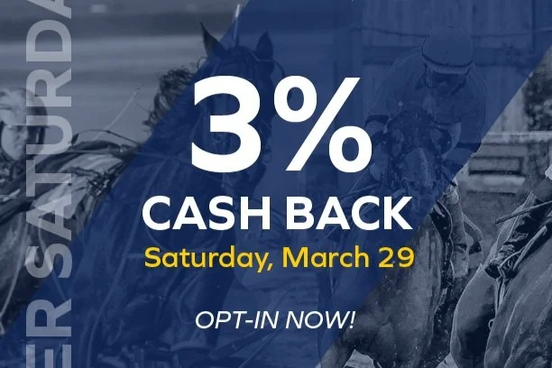 [Super Saturday] Get 3% Cash Back for 2025 Arkansas Derby and 2025 Curlin Florida Derby!