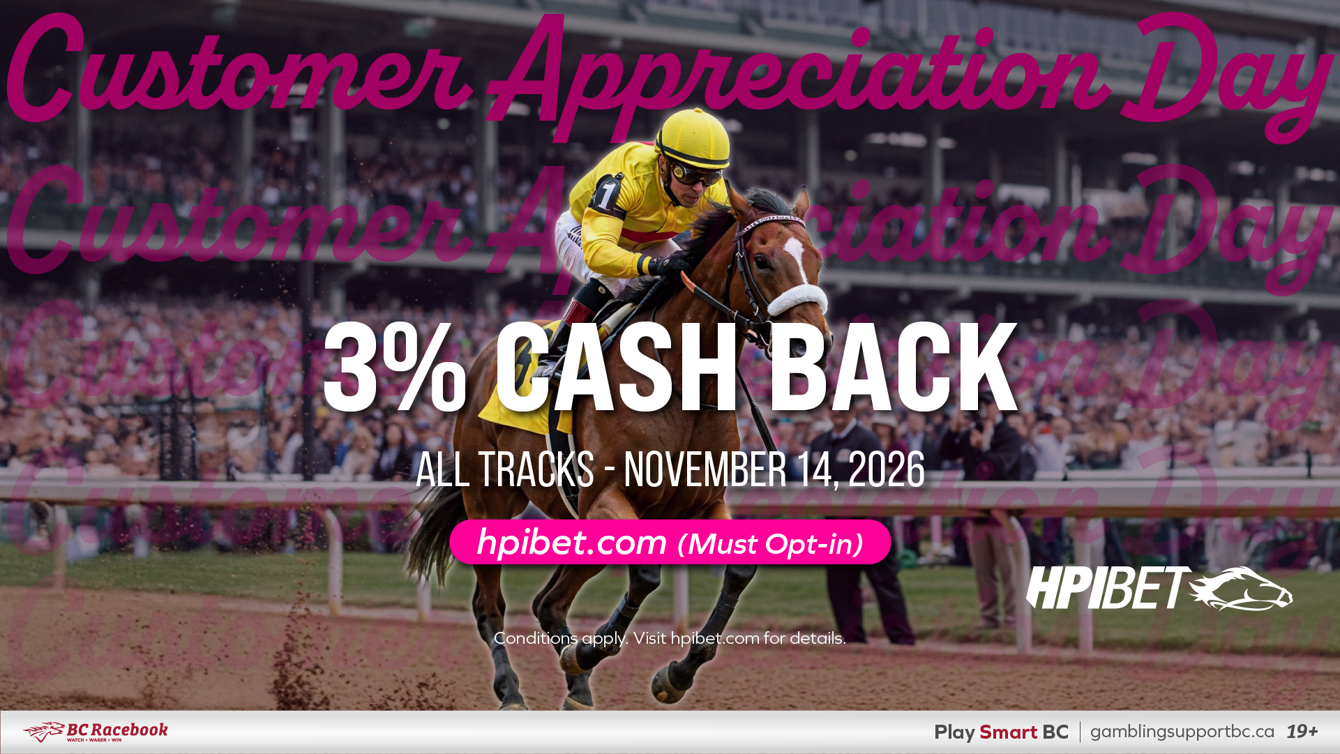 [3% Cash Back] Customer Appreciation Day - November 14