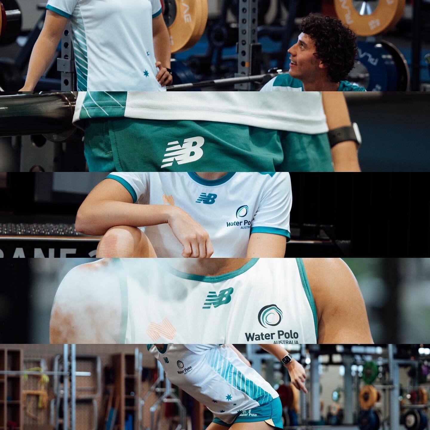 @gabi_palm @noahbright_ showing off the new @waterpoloaus @newbalance kit 🤩🥳🤩🥳