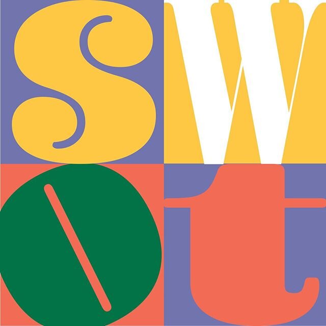 I&rsquo;ve been in SWOT mode today!

STRENGTHS / WEAKNESSES / OPPORTUNITIES / THREATS

When was the last time you paused and took that business strategy health check?

A SWOT analysis is a first stage step to help marketers focus on key internal and 