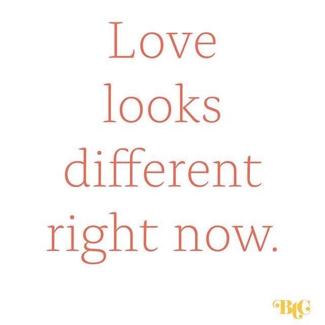 Like if you agree! Love looks different right now. Loving your neighbour is keeping physical distance. Here it is 1.5 metres, elsewhere it&rsquo;s up to 3 metres. Please feel free to share! @bold_type_creative 
#typography #loveinthetimeofcovid19 #co