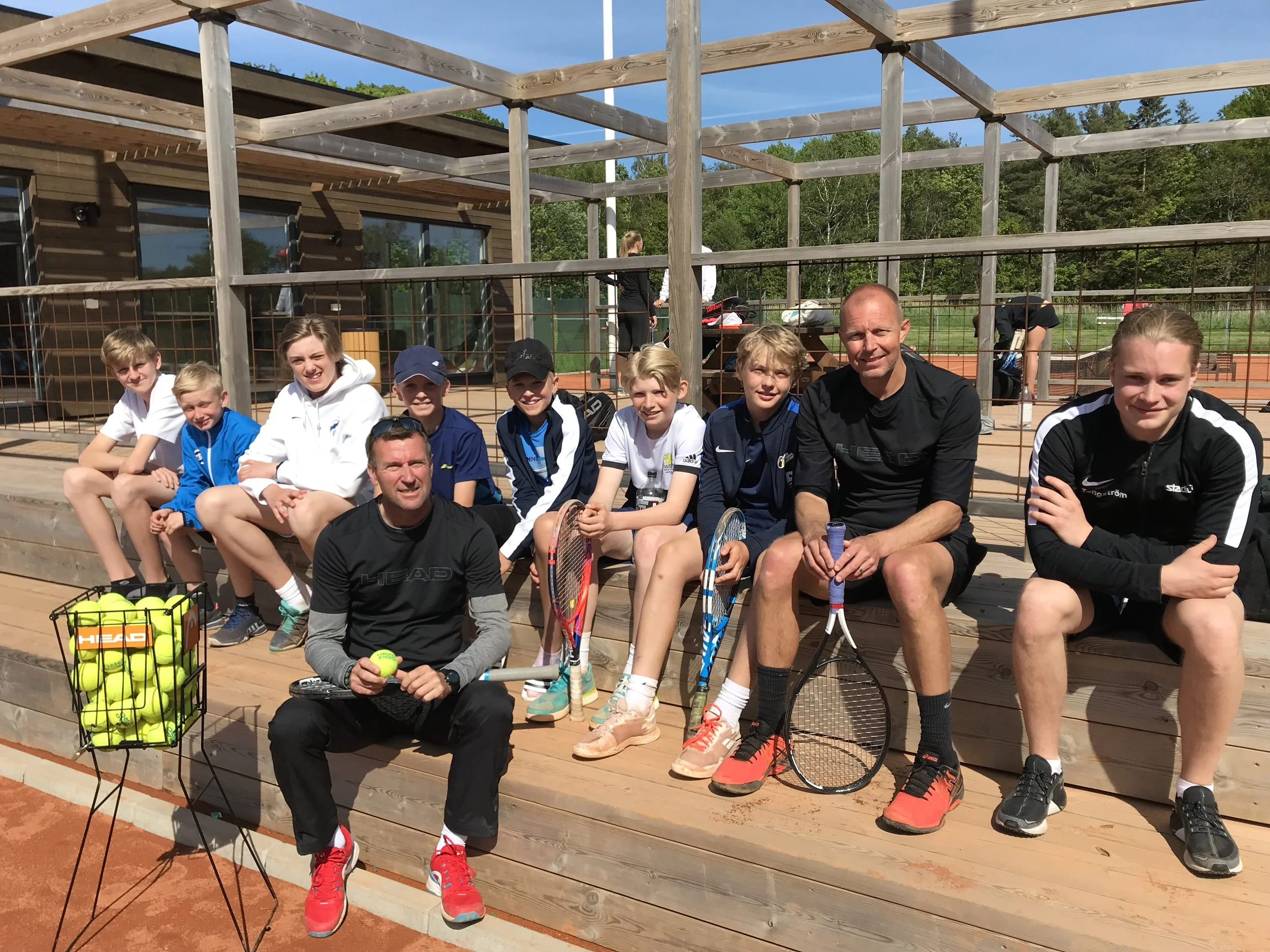 Läger i Vallda med mycket glädje!