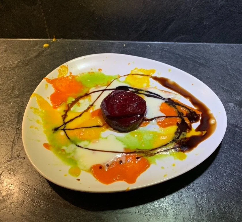 “Spin-Painted” Beet - Massimo Bottura*** - 6/10