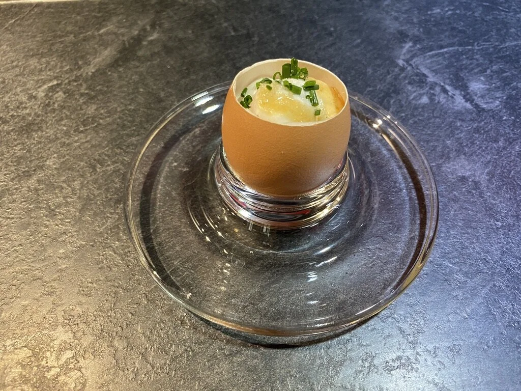 Chaud-froid d'oeuf au sirop d'érable - Alain Passard - 10/10