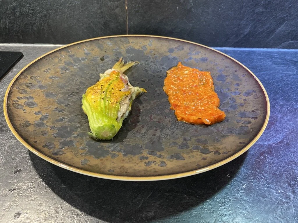 Rouget, aubergine, harissa - Eric Frechon*** - 8/10