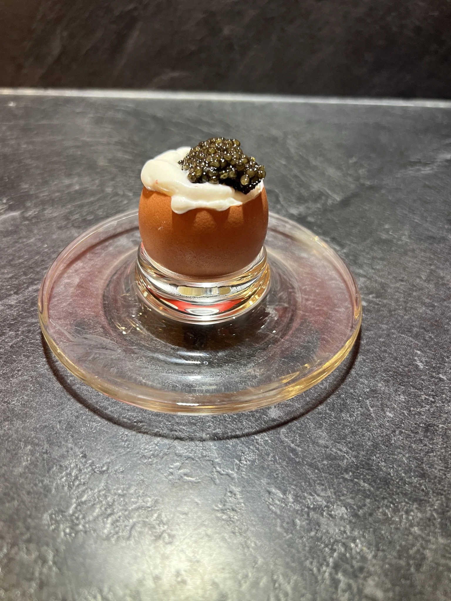 Oeuf au caviar - Jean-Georges*** - 8/10