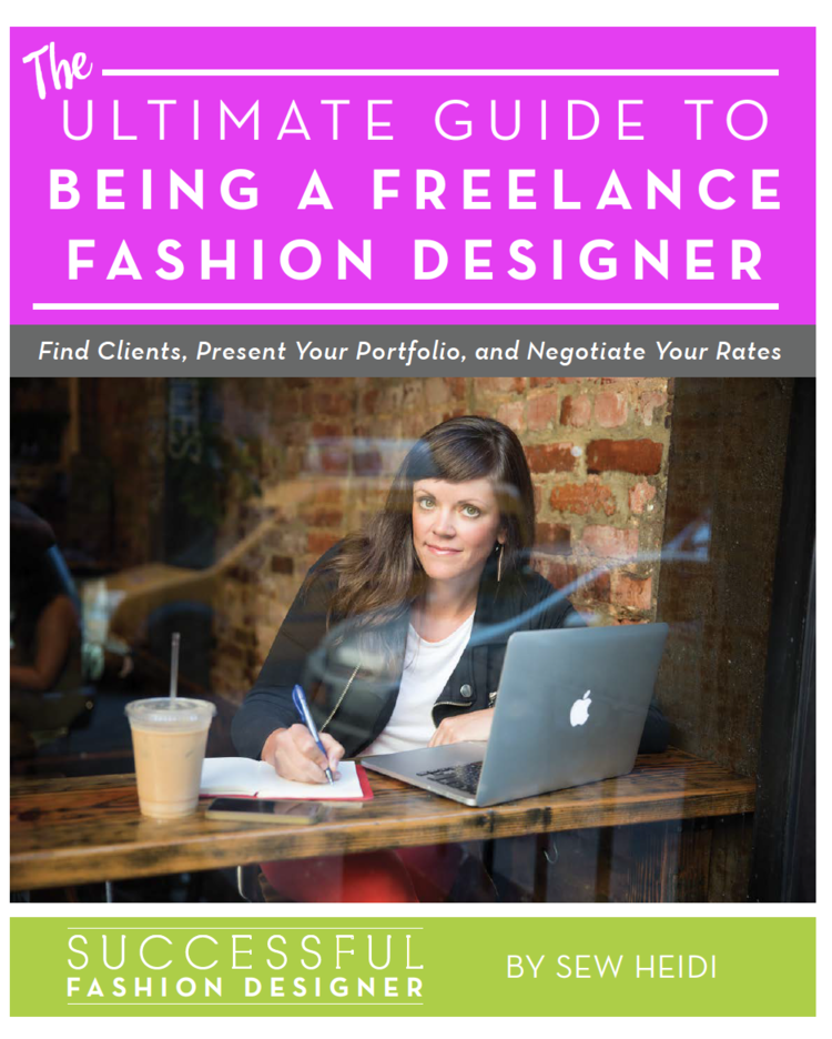 Vicki was mentioned in the Sew Heidi Freelancer Guide