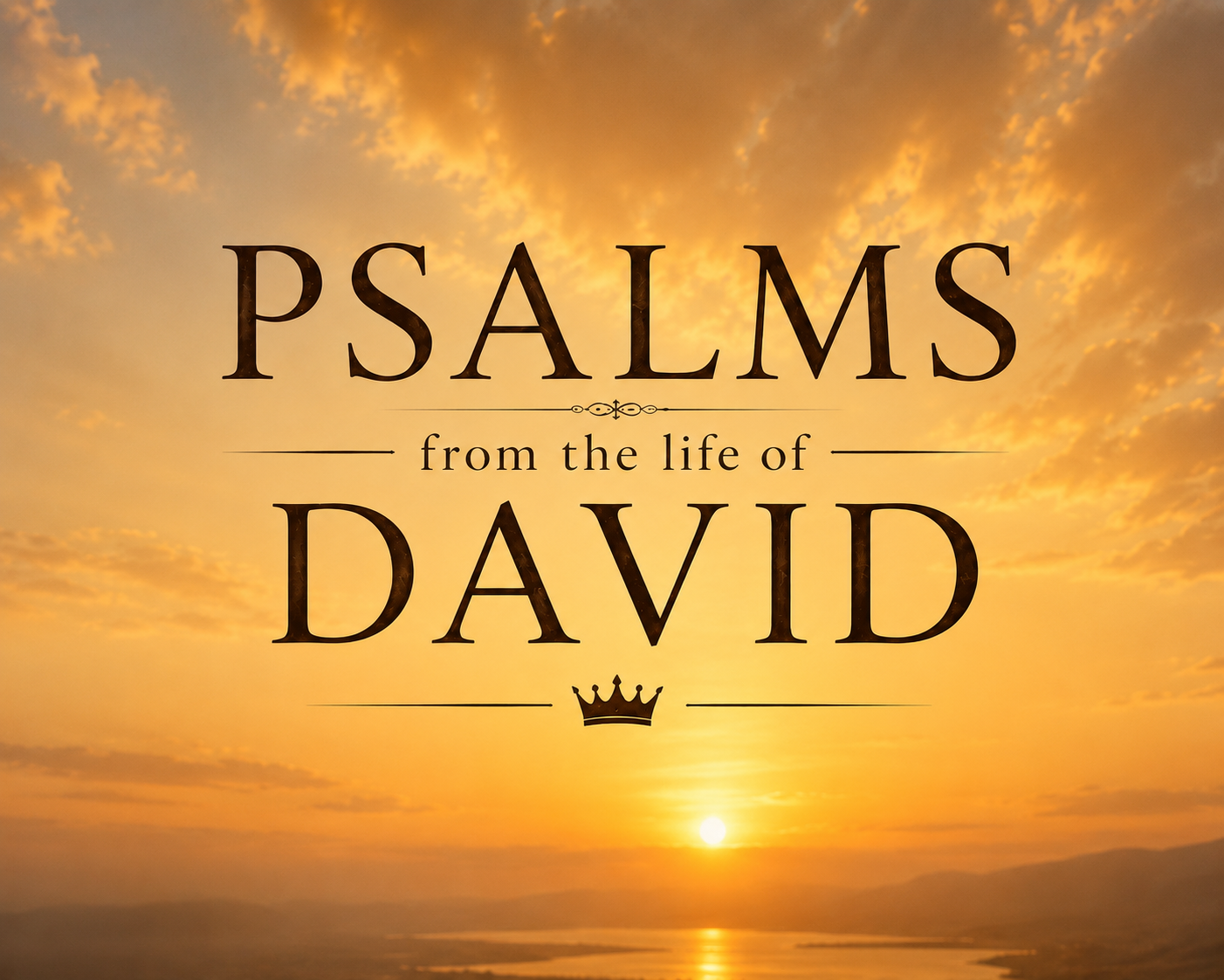 An A-Z for a tight corner: Psalms from the Life of David - Psalm 34