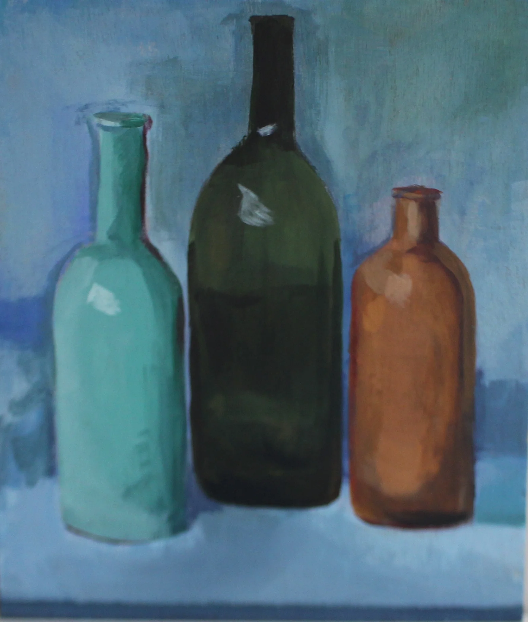 THREE BOTTLES