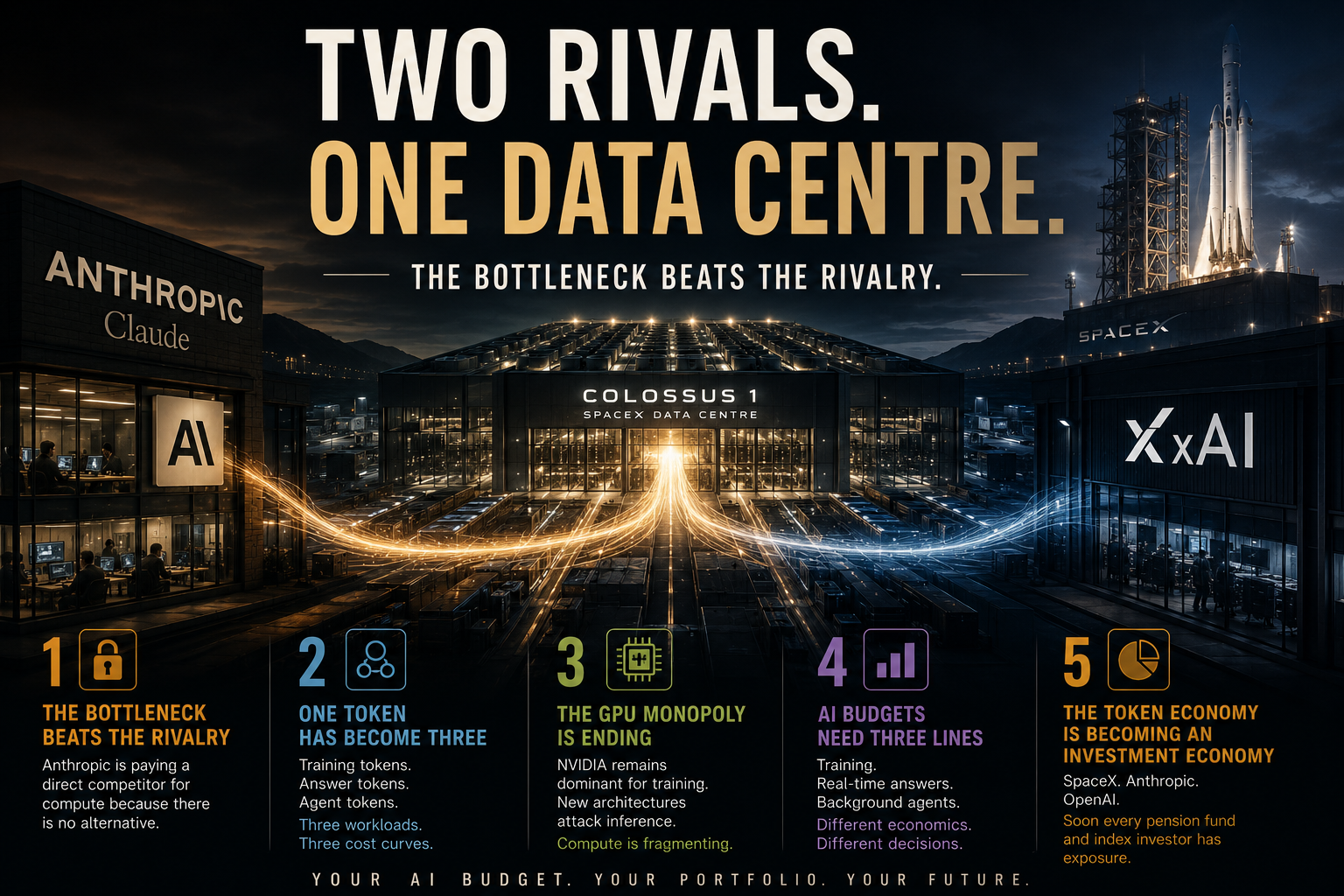 AI: Two Rivals, One Data Centre — and What That Says About Your AI Budget