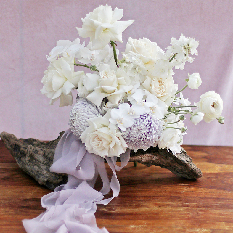 Blue Moon - Chiffon Mulberry Silk Ribbon