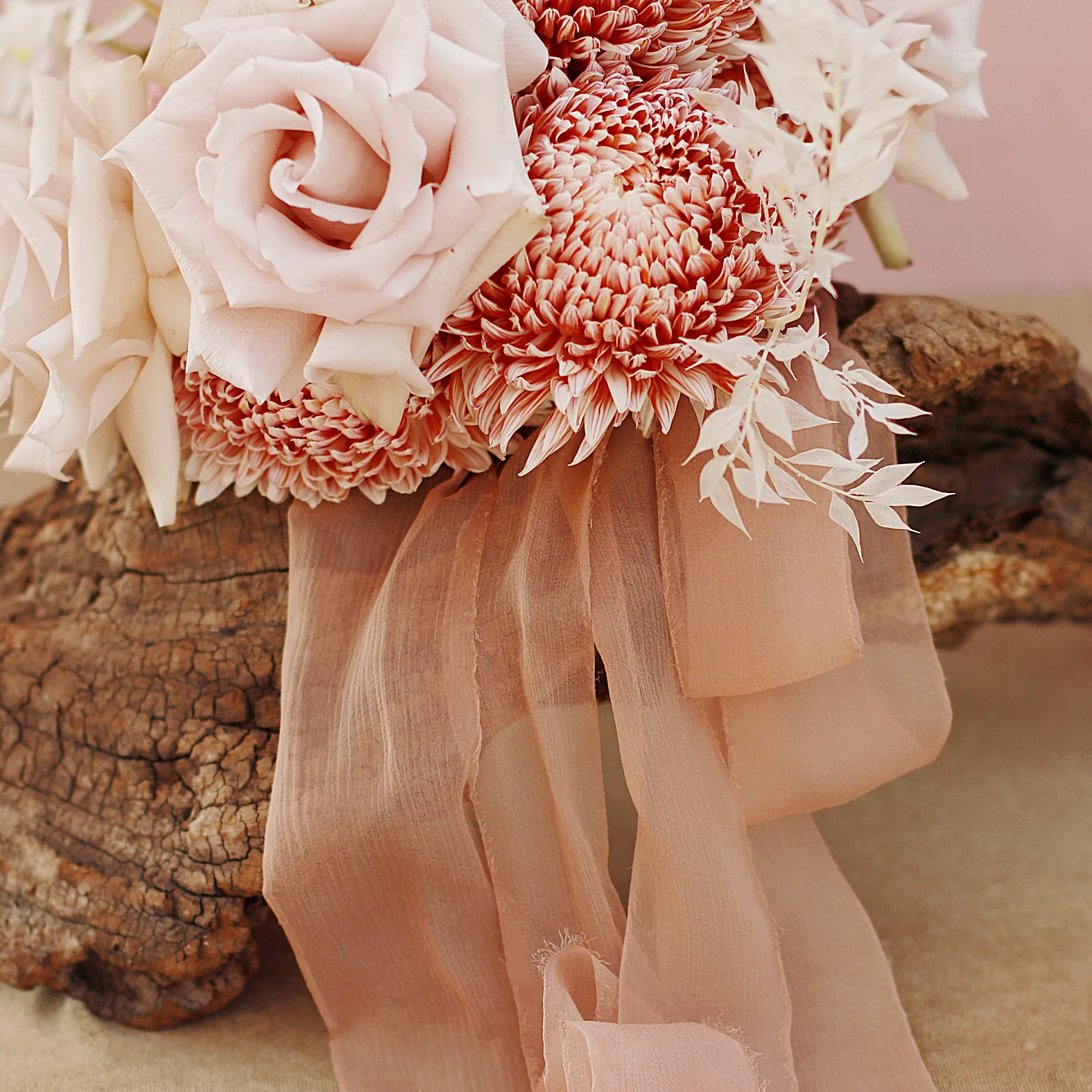 Roslyn - Crinkle Mulberry Silk Ribbon