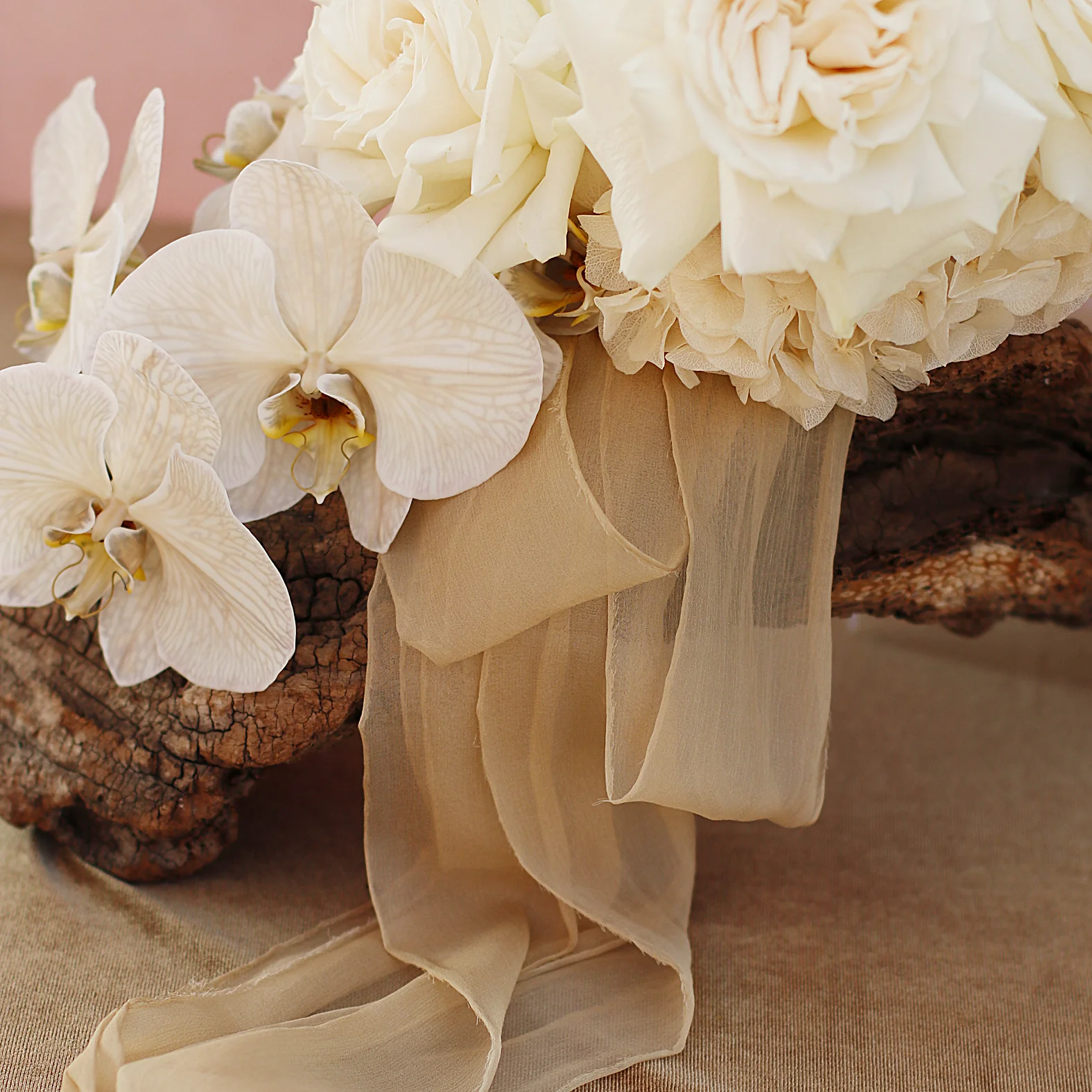 Toffee - Crinkle Mulberry Silk Ribbon