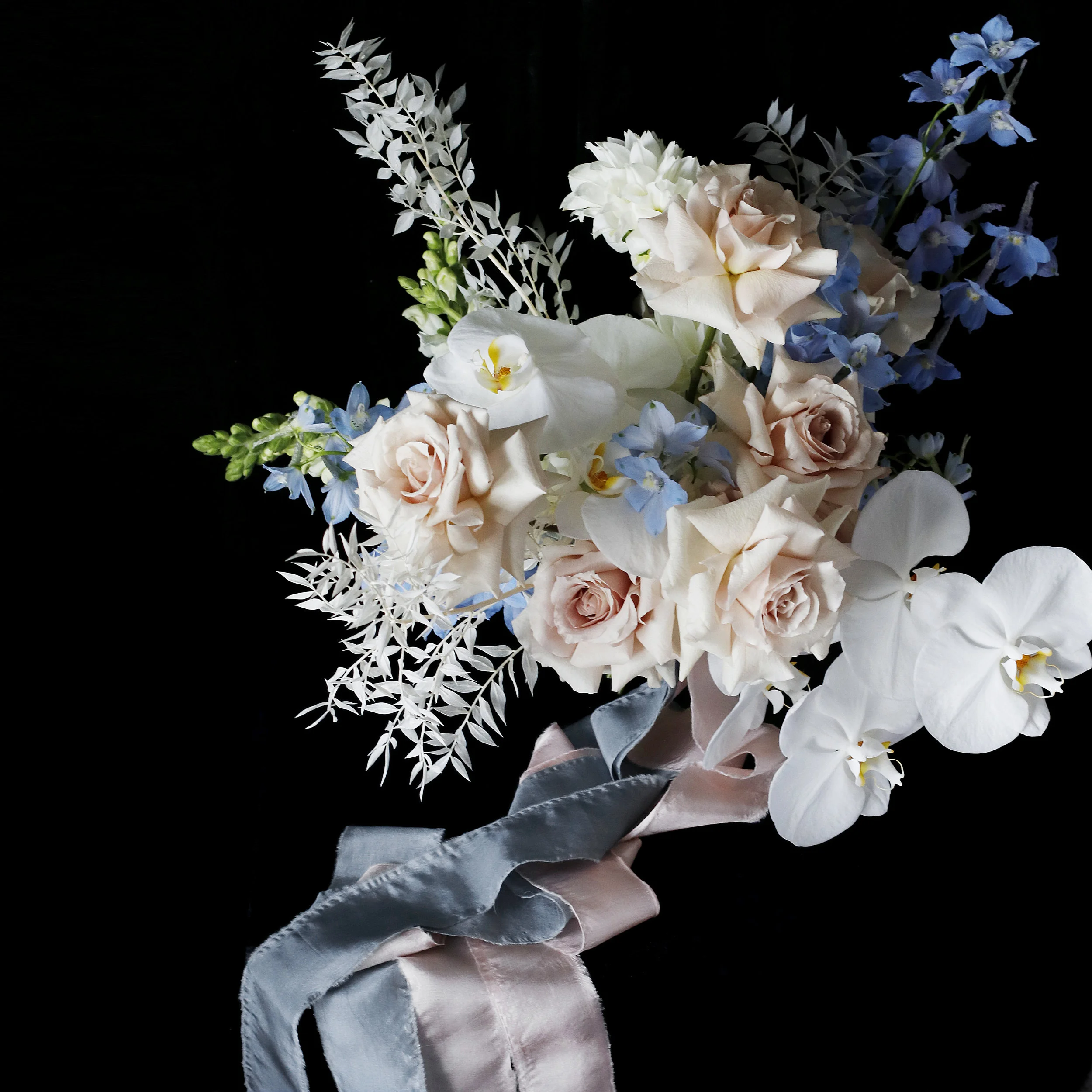 Ocean _ Habotai Silk Ribbon