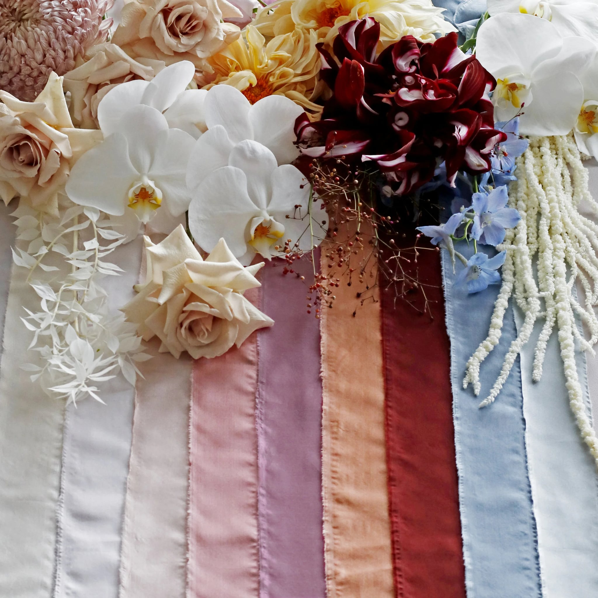 Clearance SALE: Premium Mix Silk Ribbon 50 Rolls