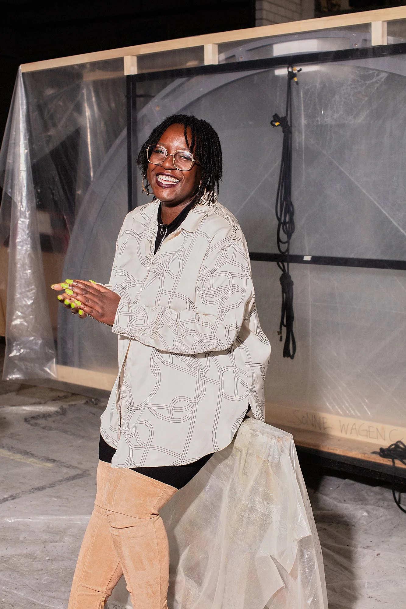 Yuvviki Dioh from Schauspielhaus Zurich for Annabelle Magazine