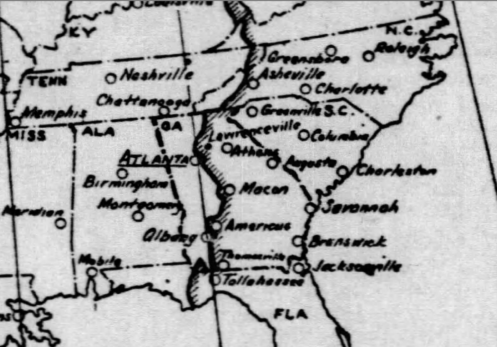 Georgia was in two time zones — Past Tense GA