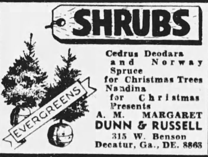 Early, mid and late 20th century Christmas trees