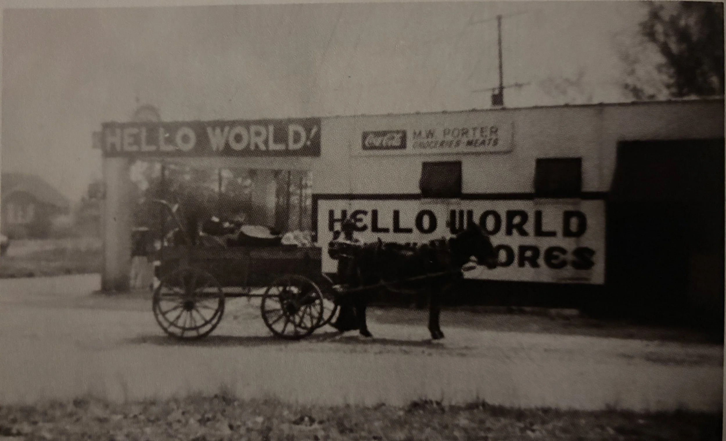 “Hello World” service station &amp; grocery store