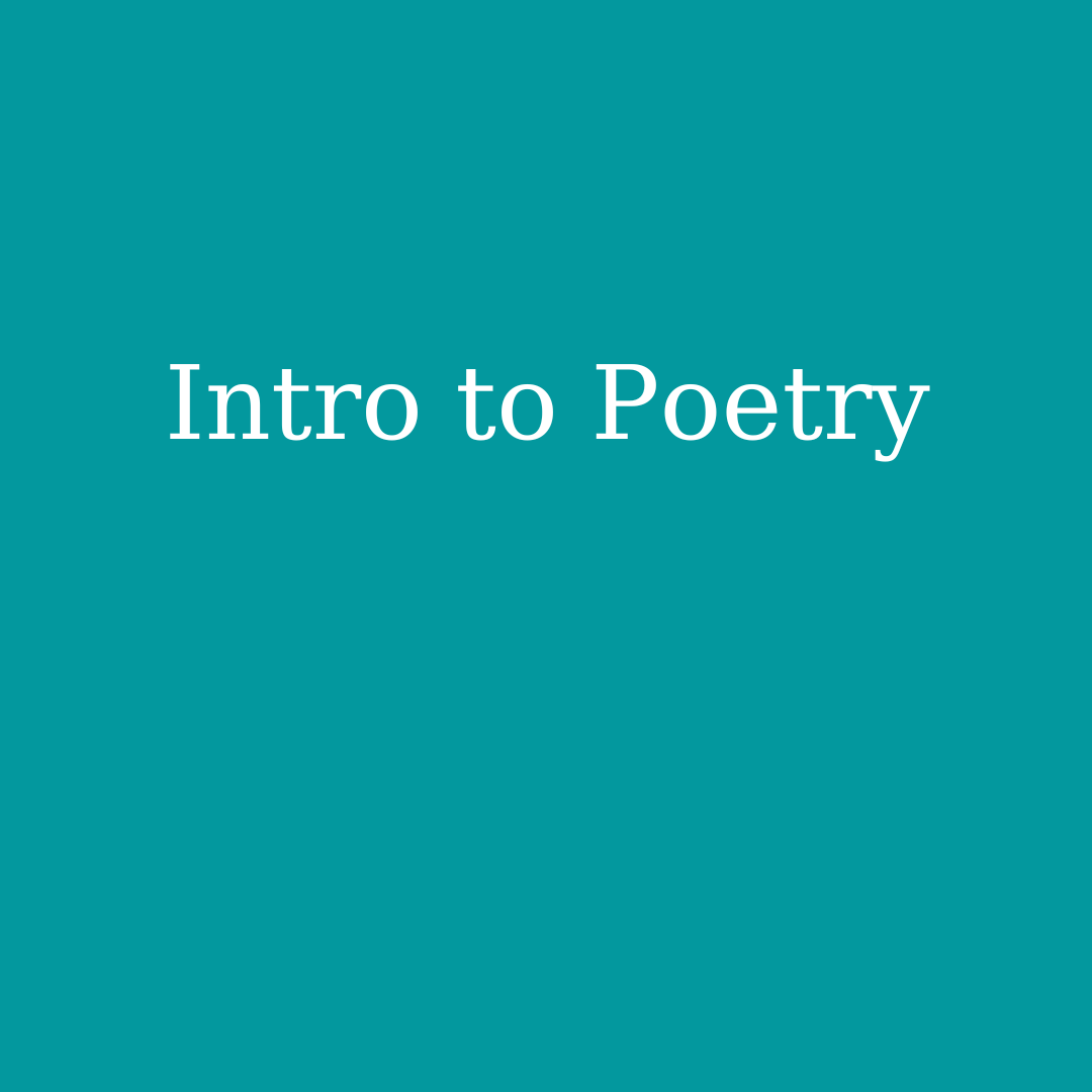 Intro to Poetry