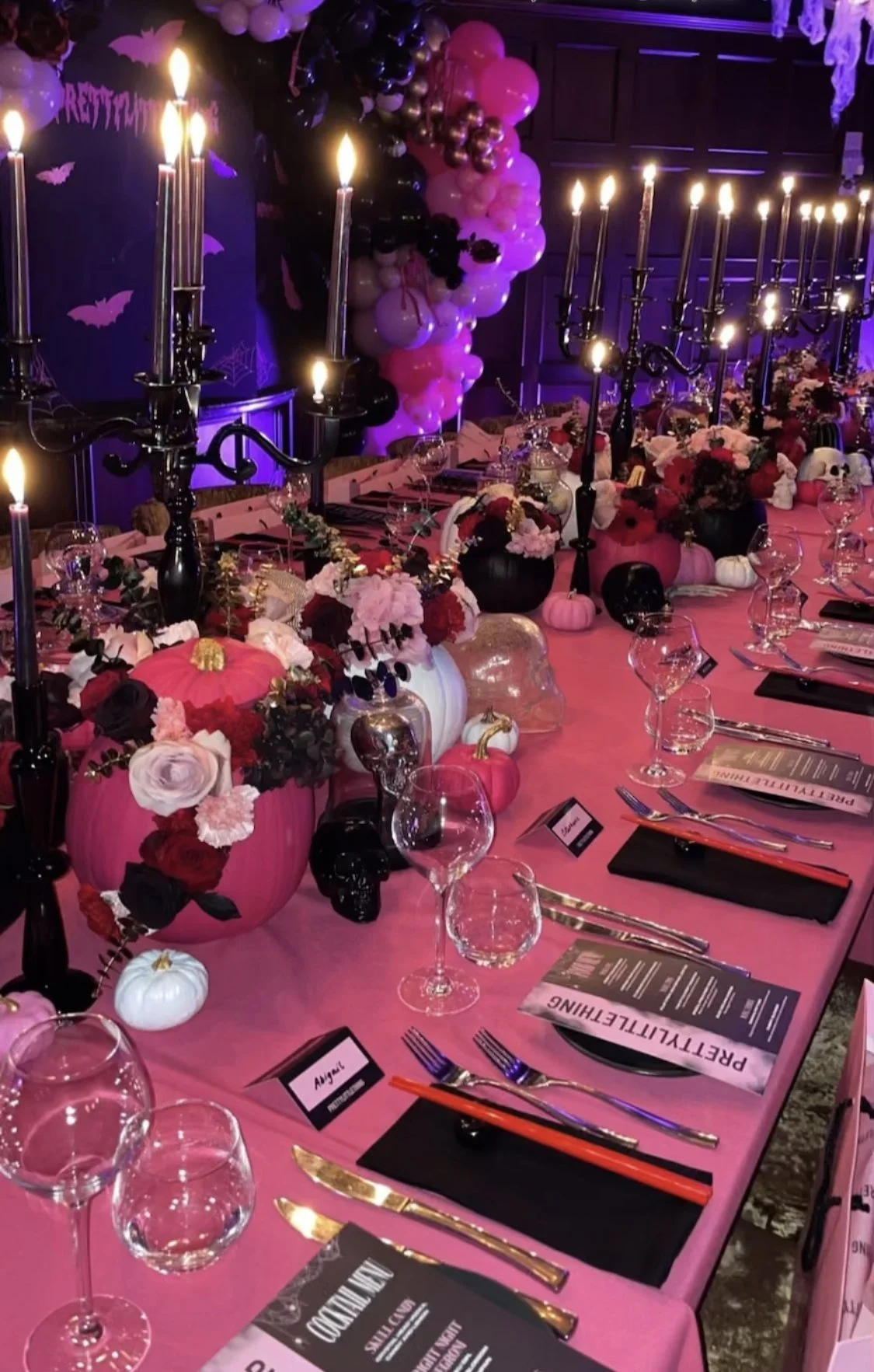 Pretty Little Thing Molly Mae Halloween Dinner