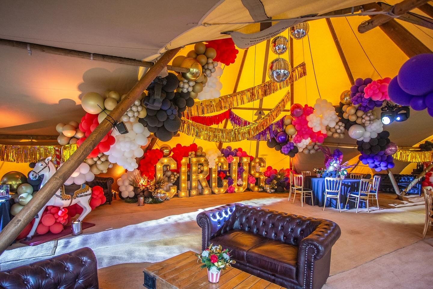 Circus party prop hire