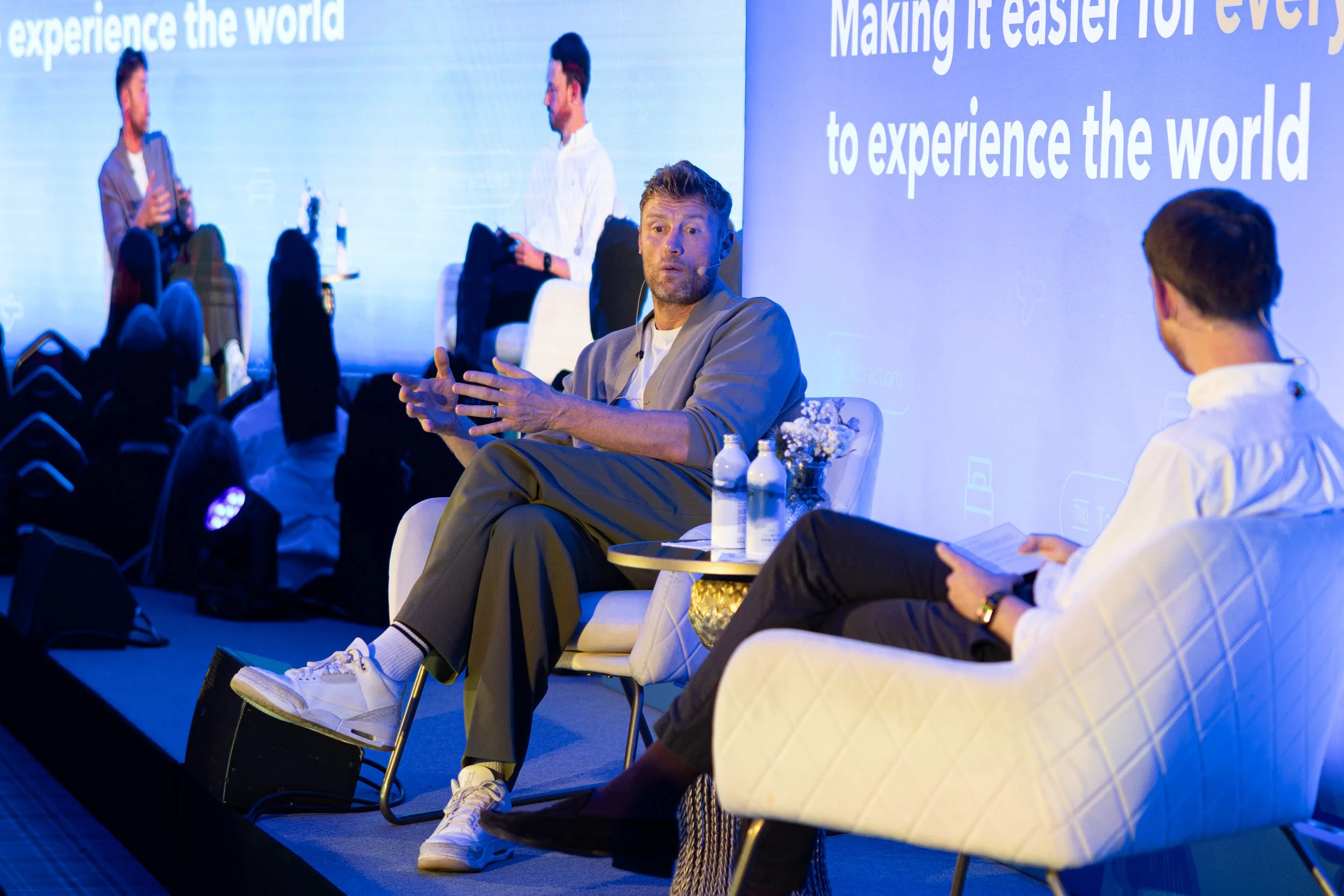 Booking Elevate with Freddie Flintoff