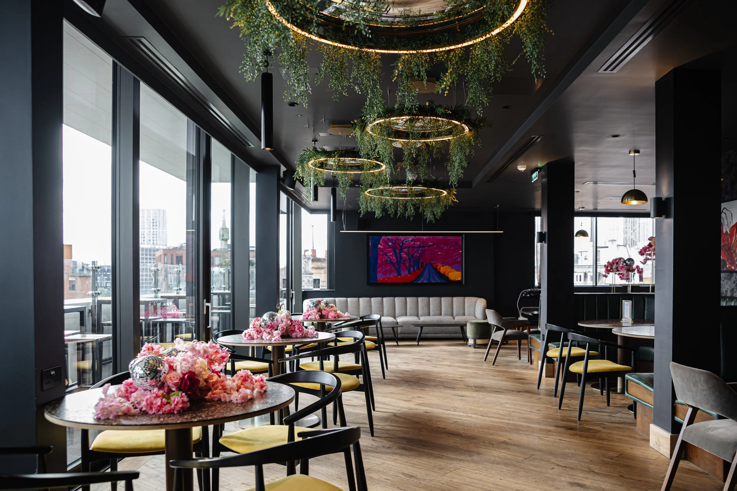 sora manchester party decor
