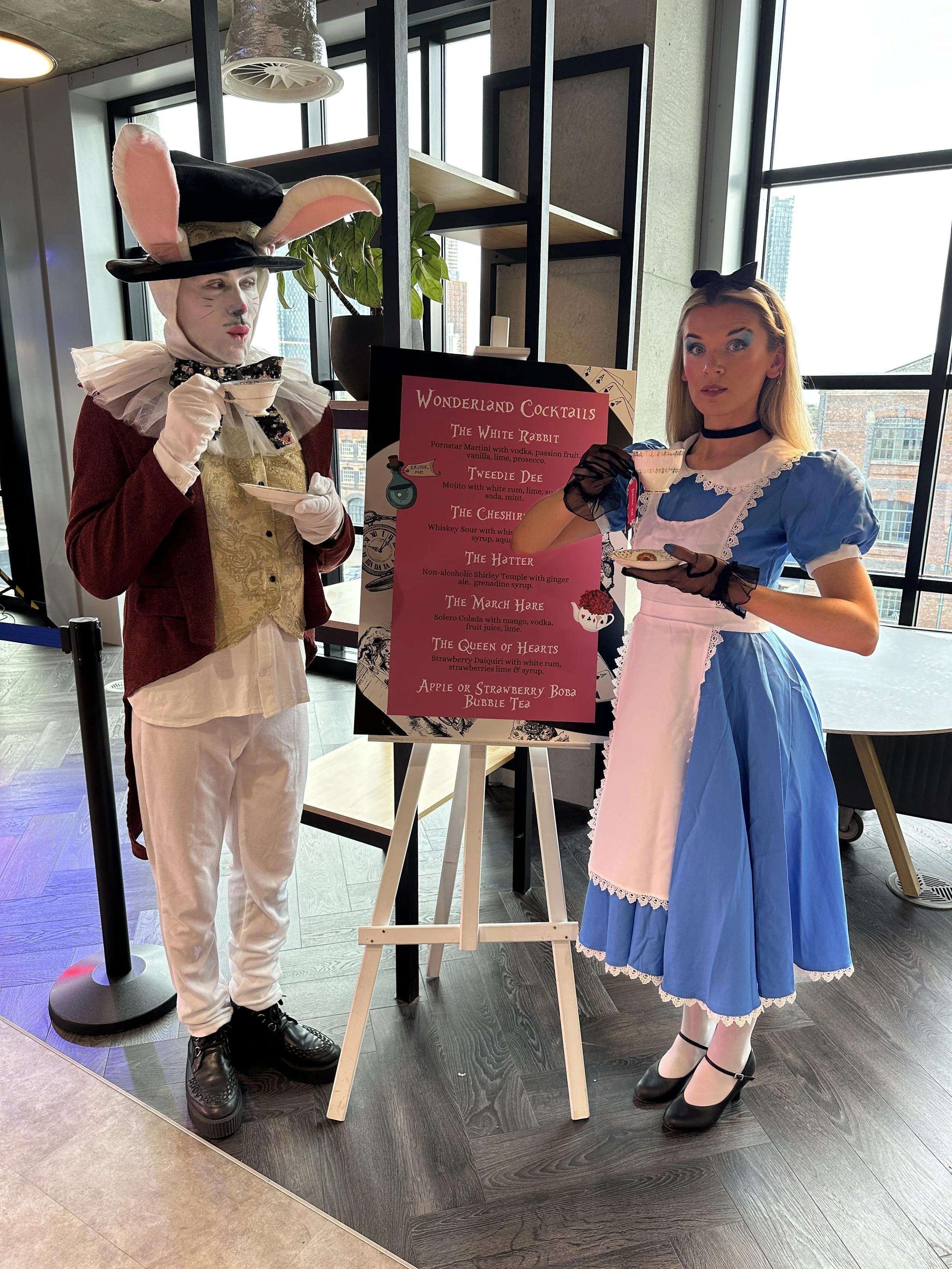 Wonderland theme cocktails