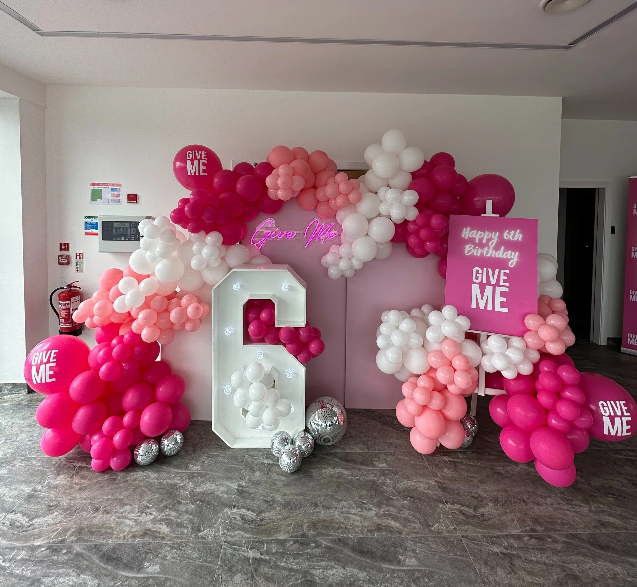 Branded event backdrop