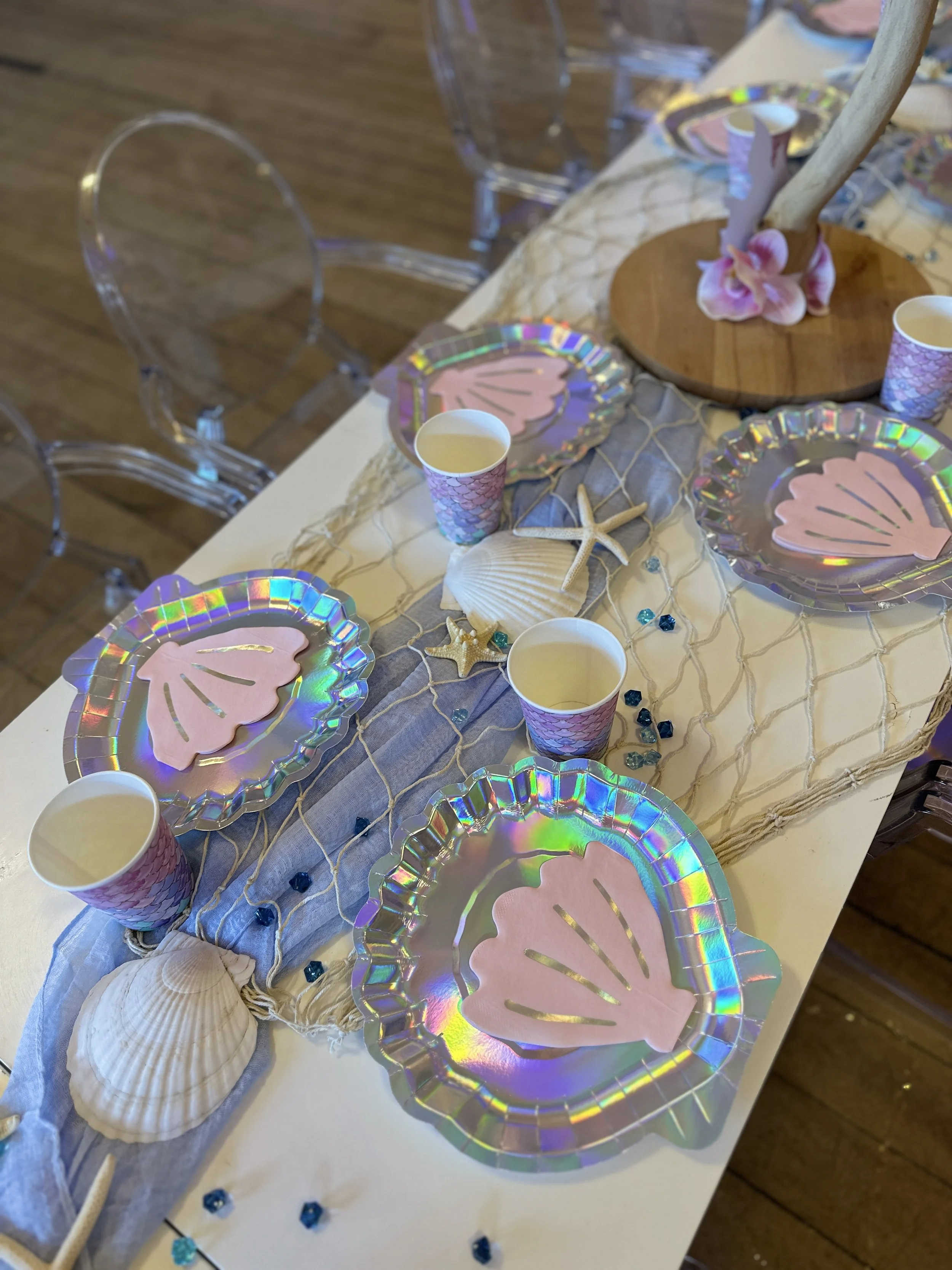 Mermaid table centres