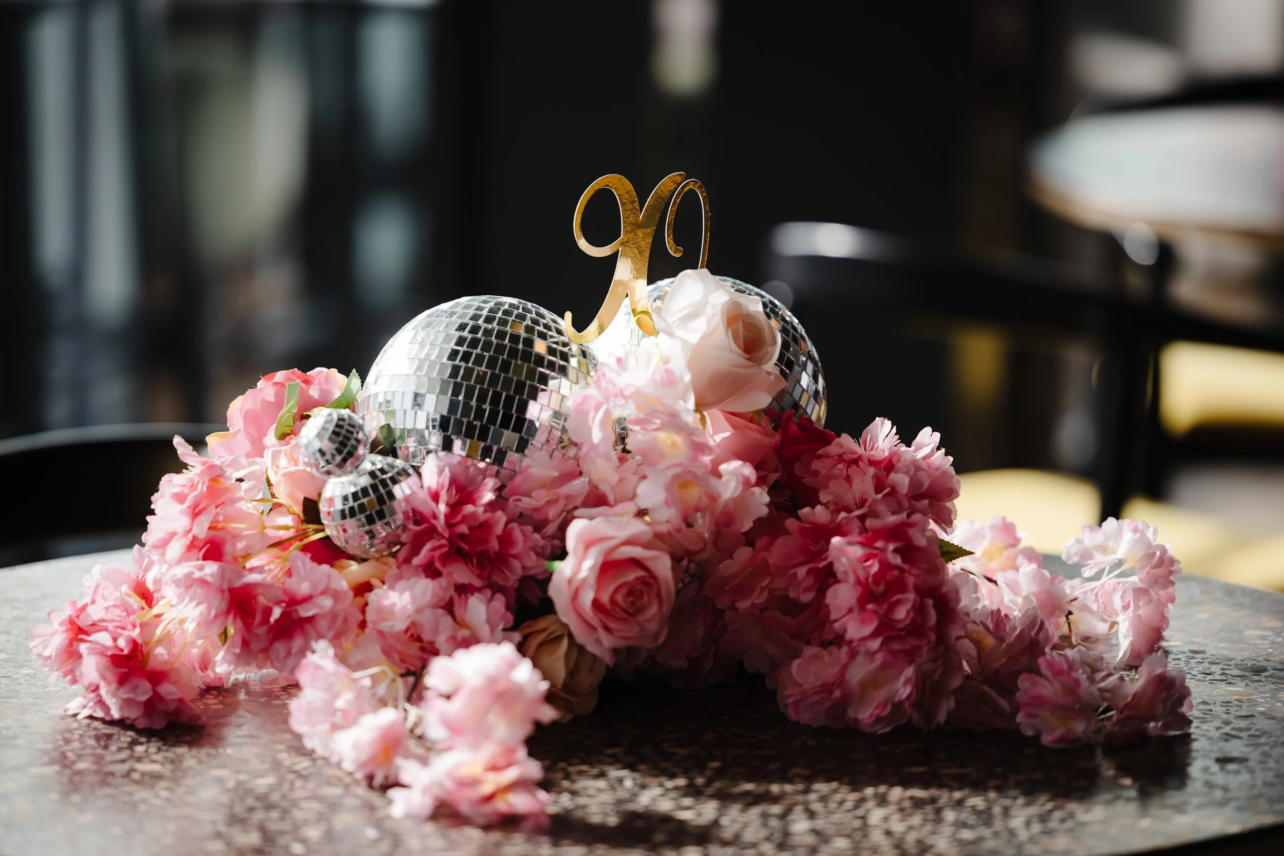 Blossom table centres