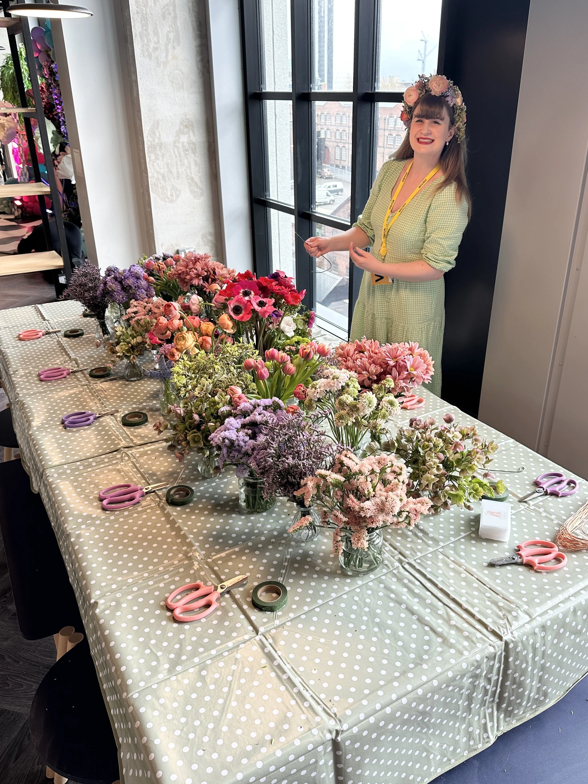Flower crown workshop