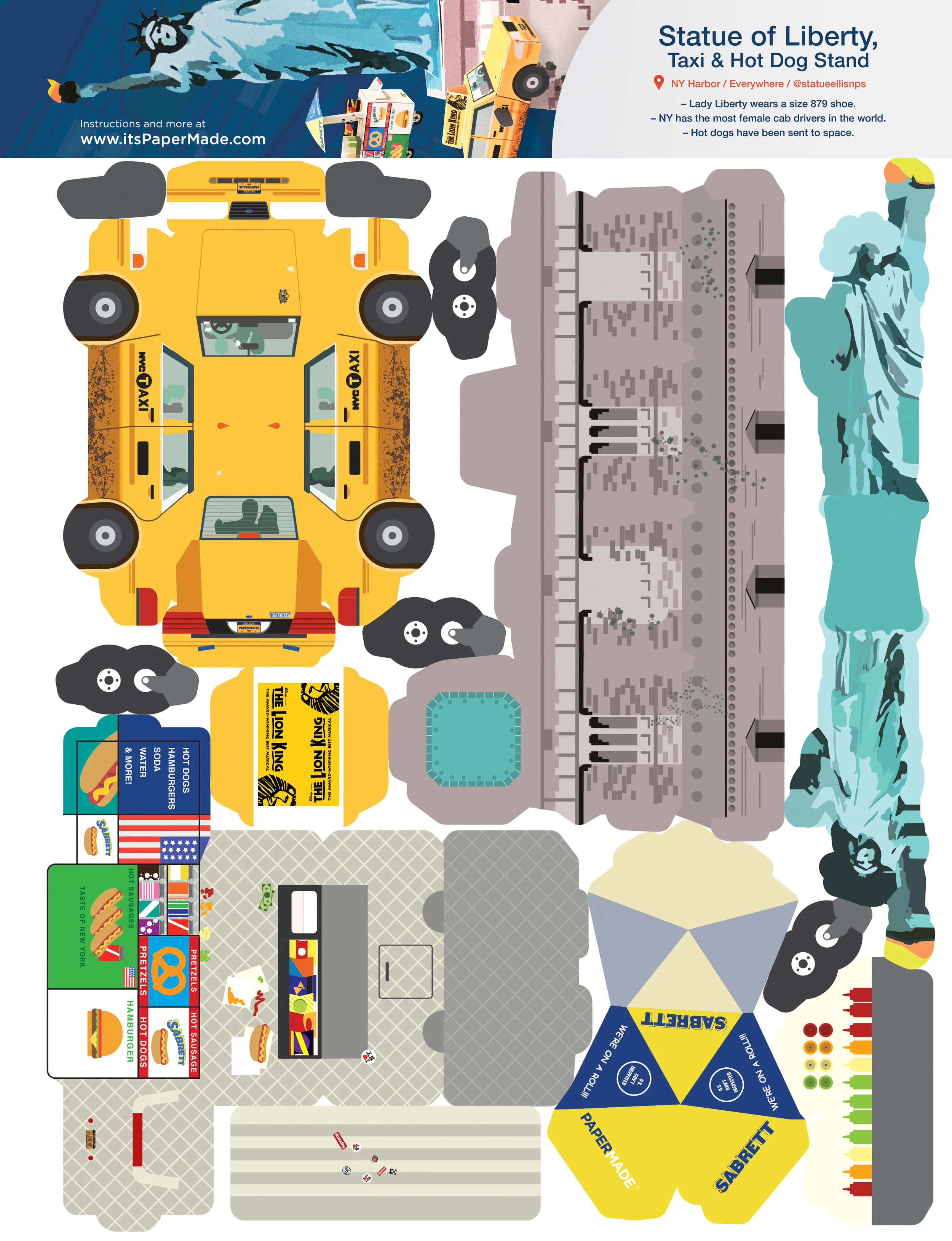 03. Statue of Liberty + Yellow Cab + Hot Dog Stand.jpg