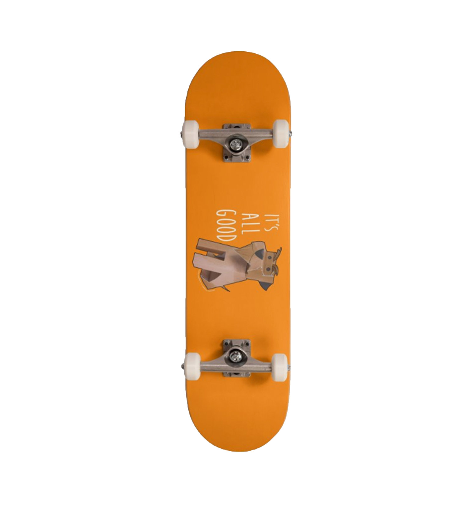 Brand New! Enjoi Cute Pet 6.5" Orange Youth Micro Soft Top Skateboard Complete