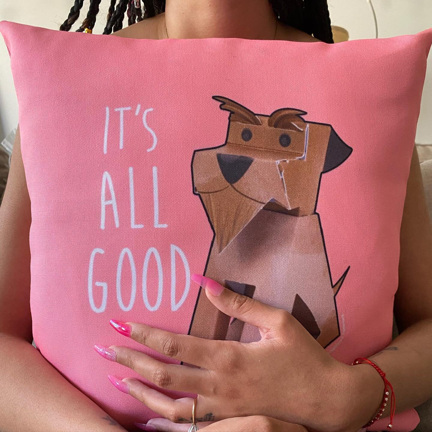 #cozy up and #chill with a #paperpups #oliver #itsallgood #pillow 😍 .
.
.
#giftideas #familytime #pillowtalk #papertoy #terriersofinstagram #dog #dogsofinstagram #covid_19