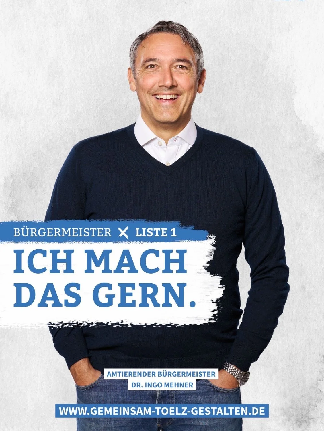 💙 Bereit f&uuml;r eine zweite Amtszeit als B&uuml;rgermeister von Bad T&ouml;lz 💪
 Gemeinsam haben wir viel angesto&szlig;en &ndash; und bei vielem sind wir noch mittendrin.  Daf&uuml;r bitte ich bei der kommenden Kommunalwahl am 08.M&auml;rz 2026 