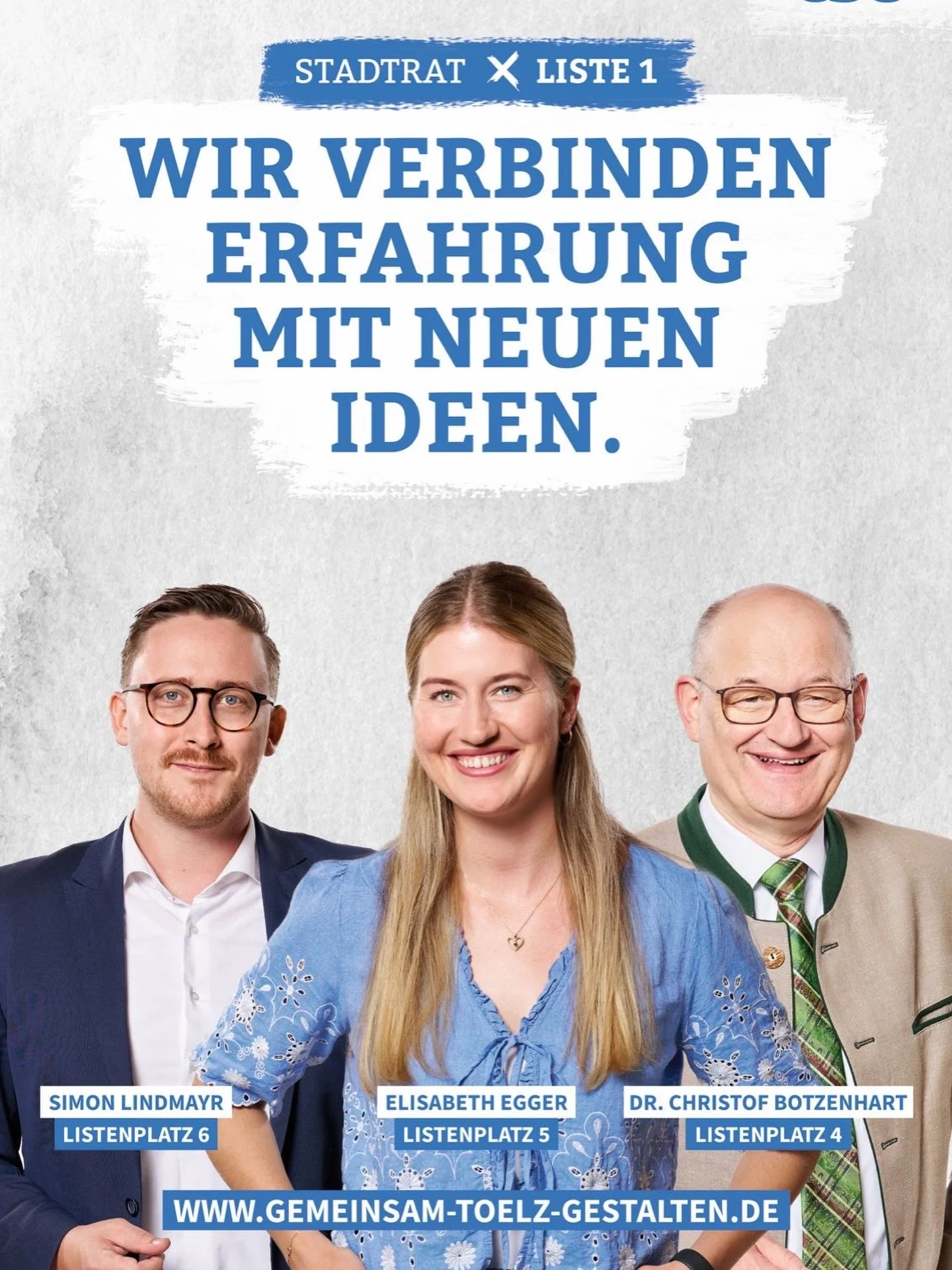Wir starten durch! 💪🚀 Bereit f&uuml;r die Kommunalwahl am 08. M&auml;rz 2026. Mit @christofbotzenhart (Listenplatz 04), @lissi_egger (Listenplatz 05) und @simon.lindmayr (Listenplatz 06) geht unser starkes Team in den Wahlkampf f&uuml;r den T&ouml;