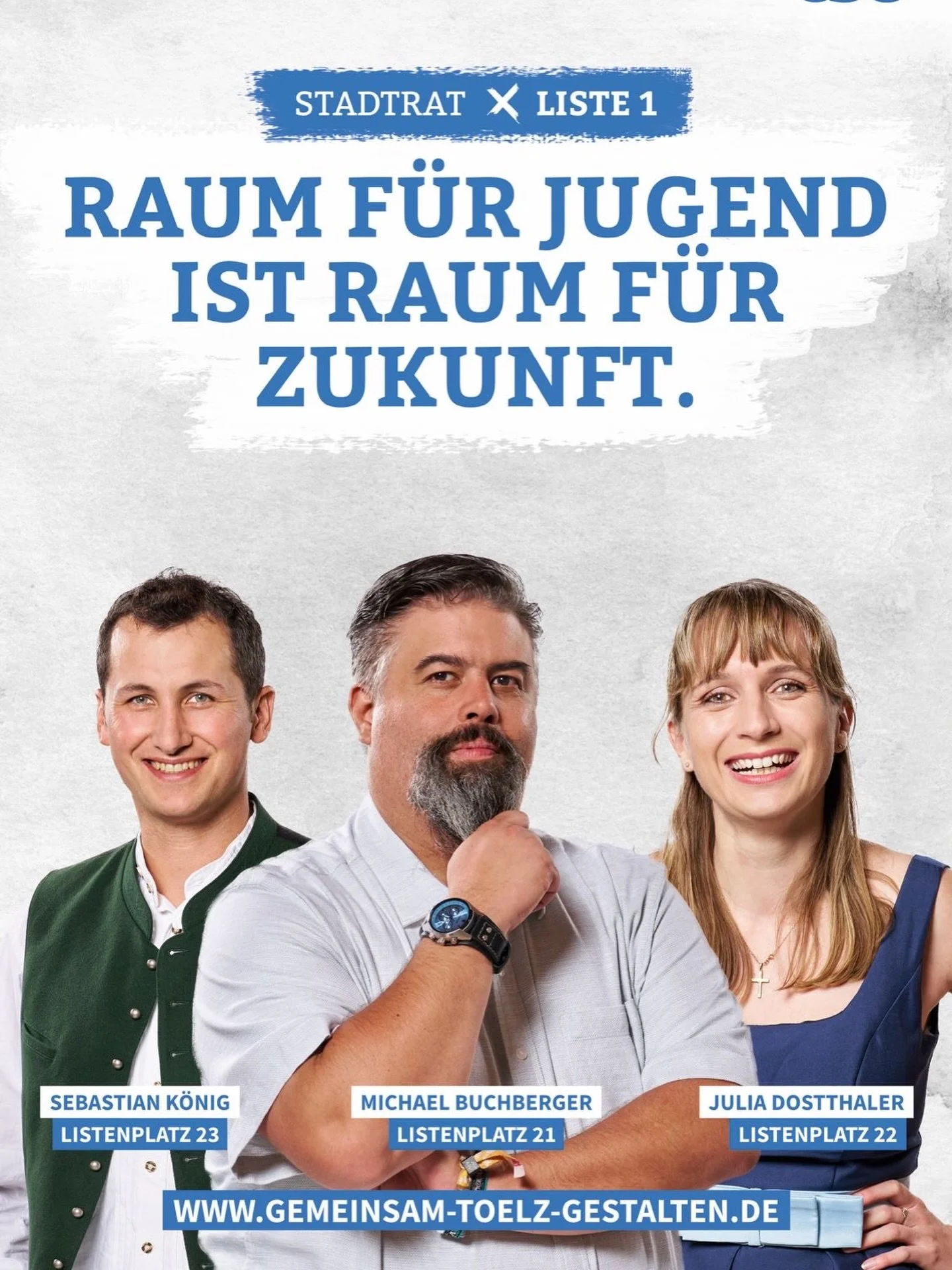Wir starten durch! 💪🚀 Bereit f&uuml;r die Kommunalwahl am 08. M&auml;rz 2026. Mit @michaelbuchberger (Listenplatz 21), @julia.dost_ (Listenplatz 22) und @sebastian_koenig_toelz (Listenplatz 23) geht unser starkes Team in den Wahlkampf f&uuml;r den 