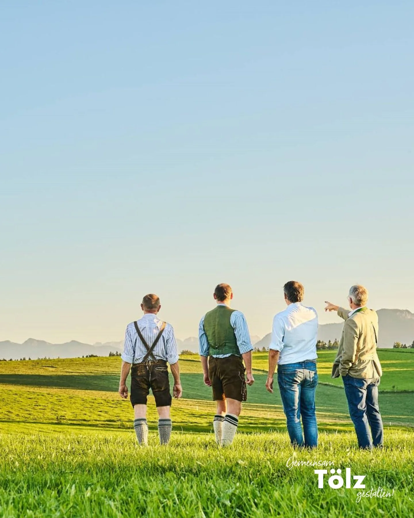 Mit Weitblick f&uuml;r unsere Heimat Bad T&ouml;lz 🫶🏽🏔️🤝 #csubadtoelz #gemeinsamtoelzgestalten #teamtoelz