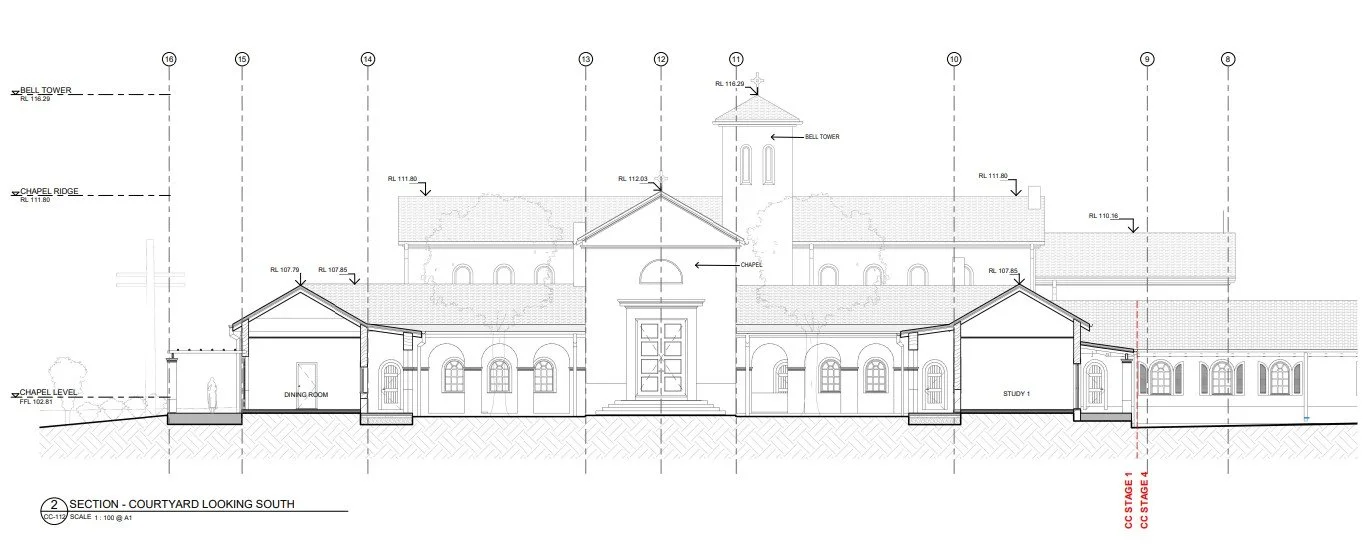 Chapel Entrance &amp; Sacristies