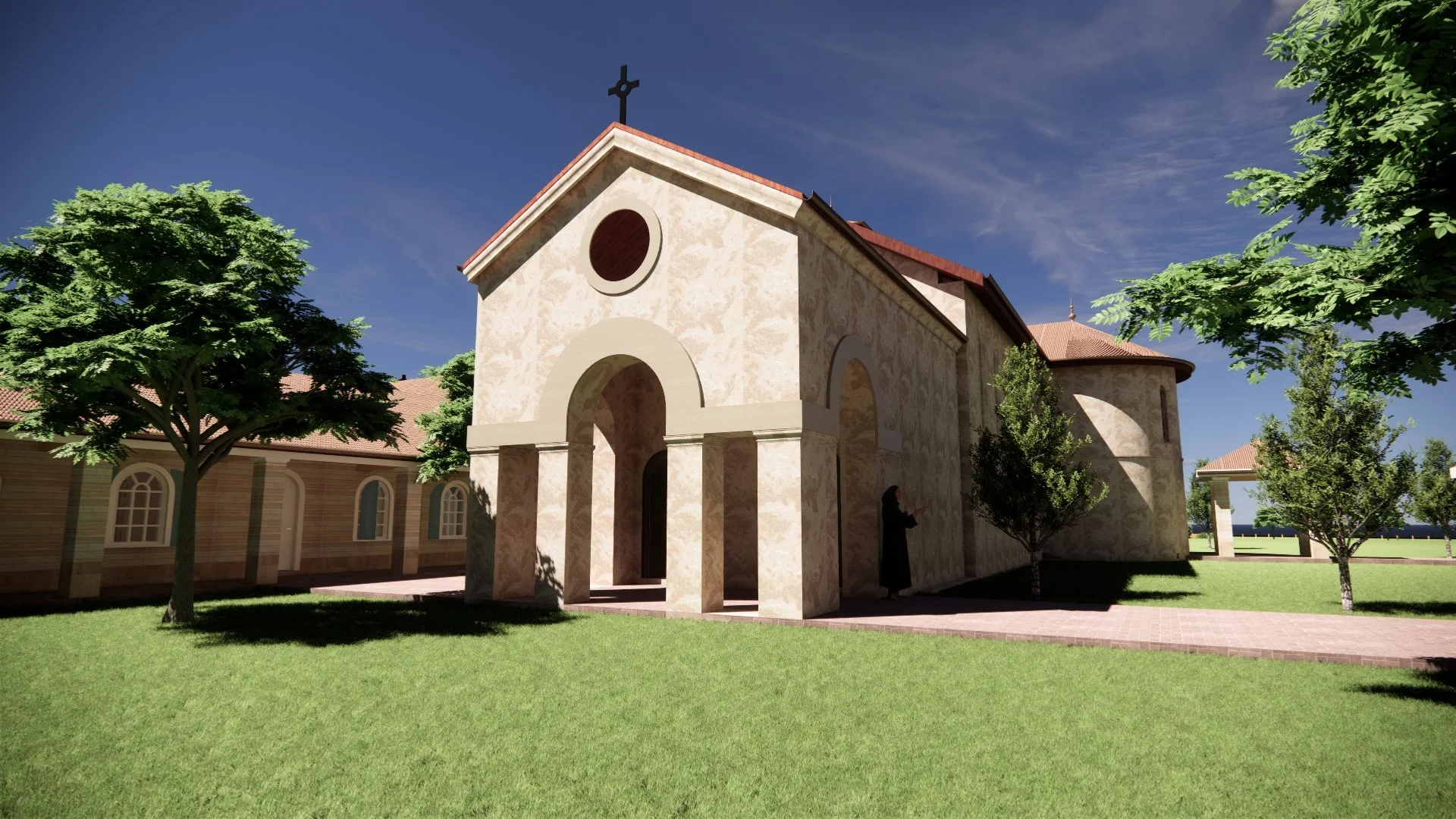 Entry to Sisters' Choir From Within Enclosure