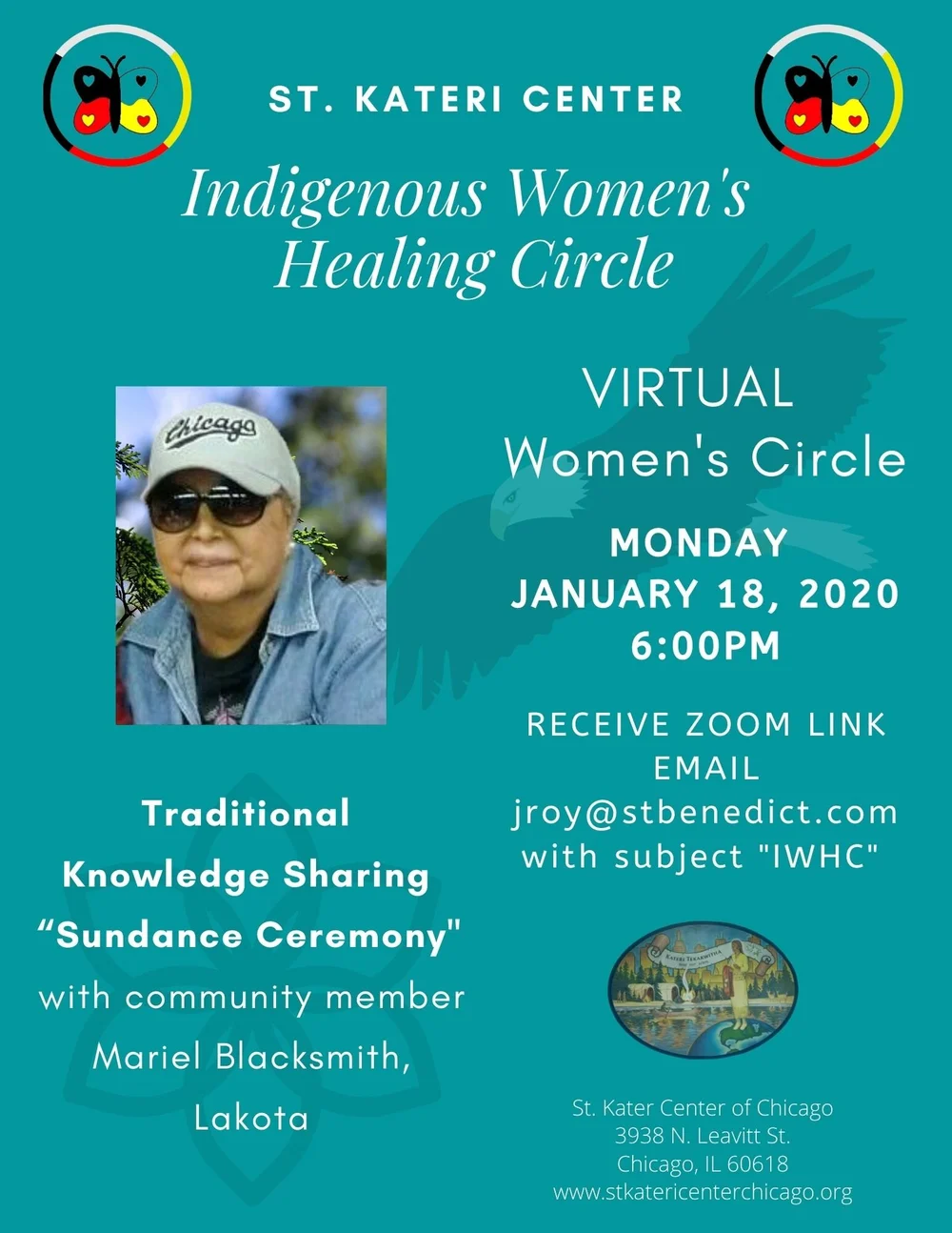 Virtual Indigenous Women's Healing Circle — Saint Kateri Center of Chicago