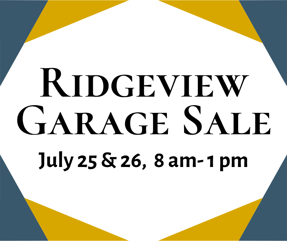 Ridgeview Garage Sale