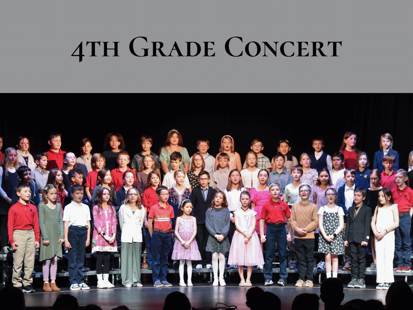 4th Grade Concert &amp; Art Show