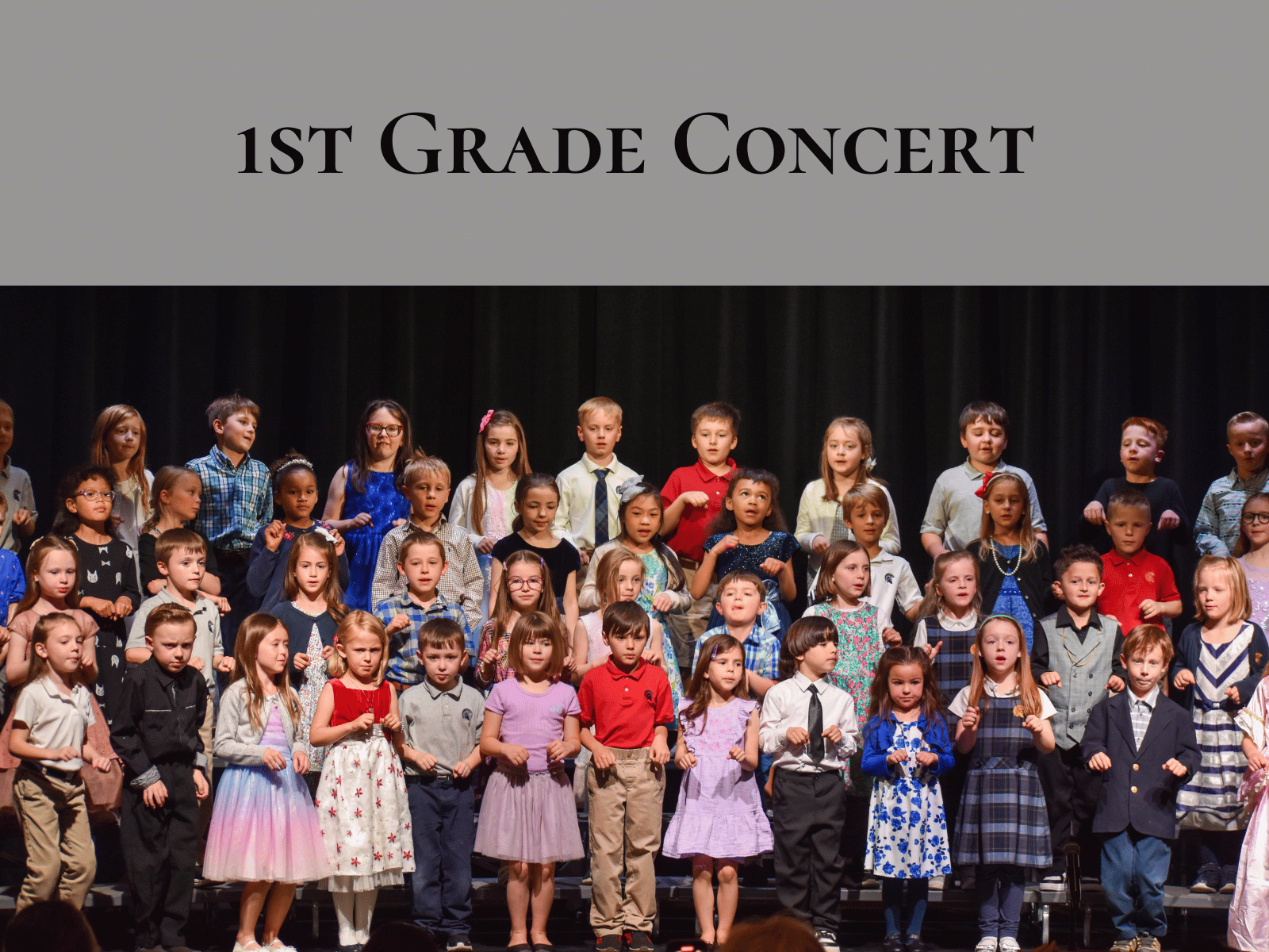 1st Grade Concert &amp; Art Show